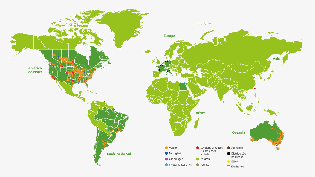 Mapa Nutrien Mundo